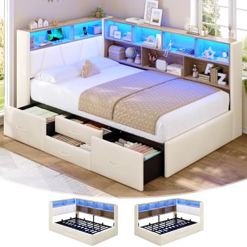 AOGLLATI Twin Corner Bed Frame by AOGLLATI