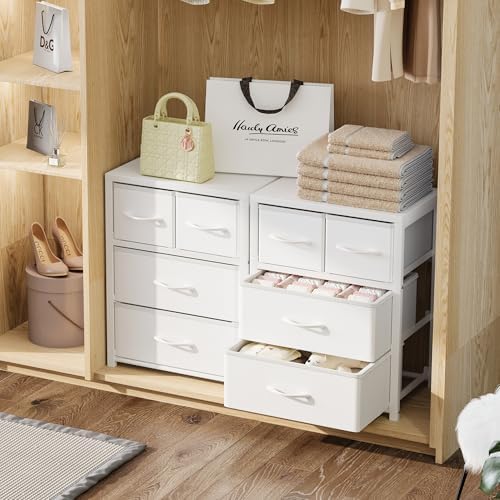 Homeiju Stackable 4-Drawer Fabric Dresser - Image 5