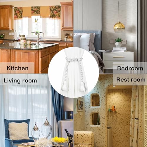 Magnetic Curtain Tiebacks Decorative Curtain Holders - Image 6