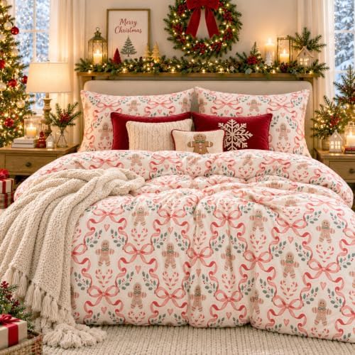 Christmas Comforter Set Queen Size, Christmas Bedding Set in a Bag - Image 7