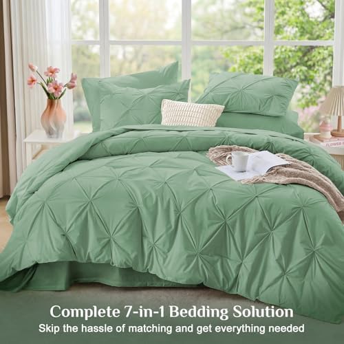 JOLLYVOGUE California King Comforter Set 7 Pieces - Image 6