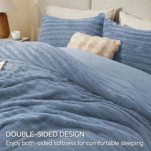 BEDELITE Faux Fur Twin/Twin XL Comforter Set, Fluffy Bed Set - Image 4