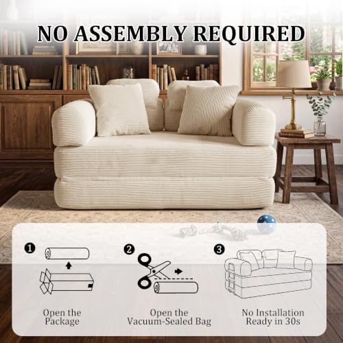 Convertible Sofa Bed, Boneless Couch - Image 5