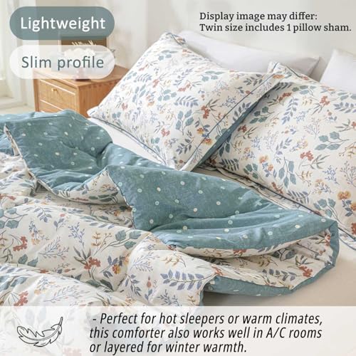 Botanical Cotton Comforter Twin Size - Image 3