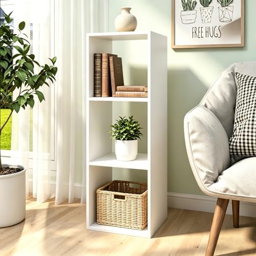 3 Cube Shelf with Anti-Tipping Kits + Reversible Open Back Bookcase - Image 4