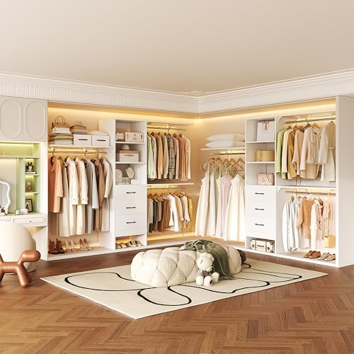 8FT Closet System, Wall Mount Bedroom Wardrobe - Image 7