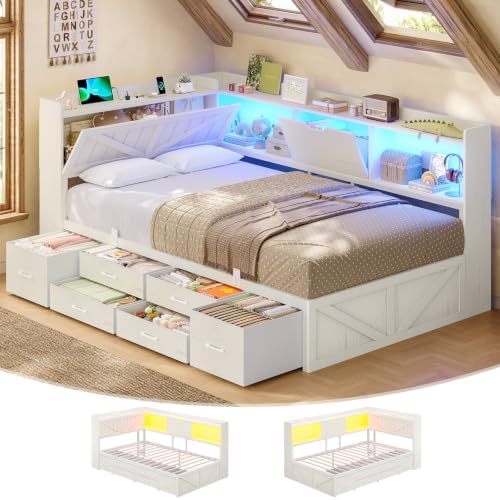 AOGLLATI Twin Corner Farmhouse Bed - Image 3
