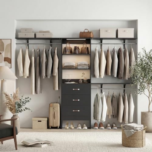 96" Wall Mounted Closet System - Image 4