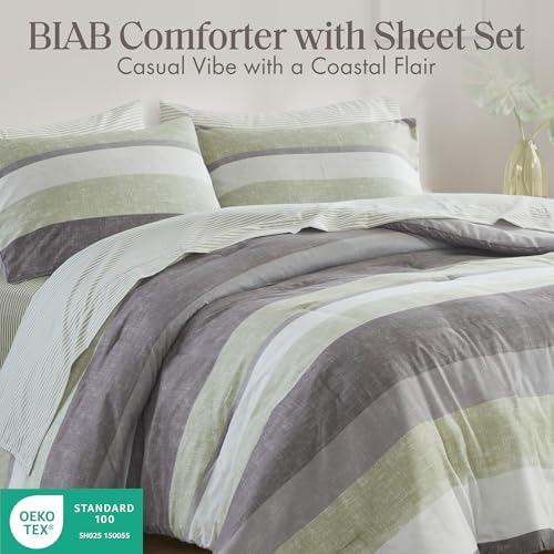 Madison Park Essentials Jaxon Queen Comforter Set, Bed in A Bag Comforter & - Image 2