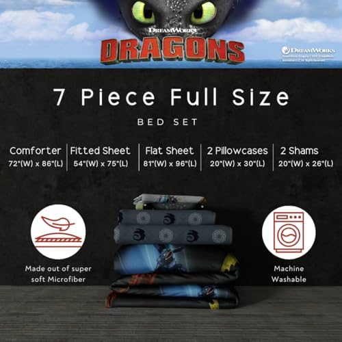 How to Train Your Dragon Kids Bedding Super Soft & Cozy Reversible Microfiber - Image 3