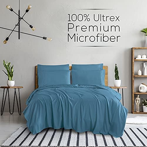 Mueller Luxury 6 PC Full Size Bed Sheets, Super Soft, Deep Pocket up to 16" - Image 2