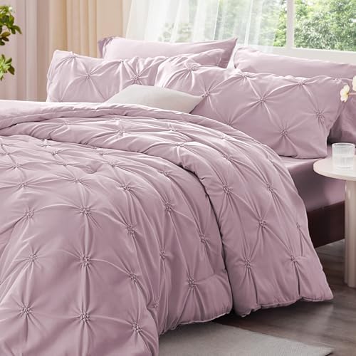 BEDELITE King Comforter Set Light purple, Fluffy & Soft Comforter - Image 2