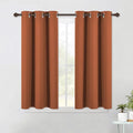 NICETOWN Burnt Orange Modern Blackout Curtains by NICETOWN
