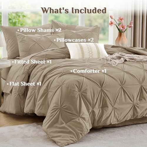 JOLLYVOGUE King Size Comforter Set 7 Pieces - Image 7