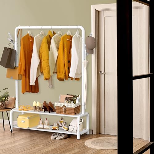 Simple Houseware 52" W Freestanding Closet Garment Rack - Image 6