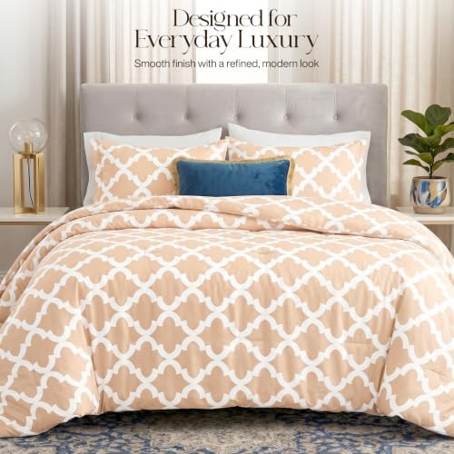 Utopia Bedding 3 Pc King Comforter Set, Printed Comforter - Image 4