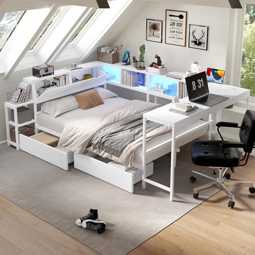 Bellemave Full Size Corner Bed Frame by Bellemave