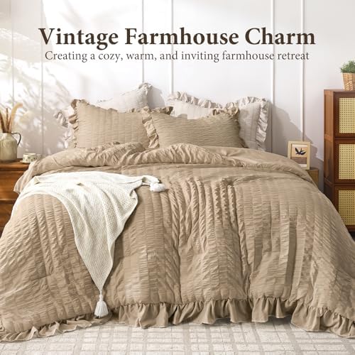 JOLLYVOGUE Khaki Oversized Queen Comforter Set - Image 2