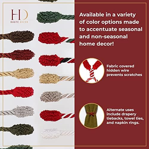 Haute Decor Decorative Twist Ties, 6 Pack, 16 inches - Image 2