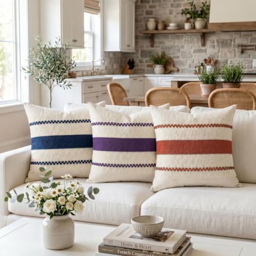 Fancy Homi Set of 1 Boho Burnt Orange Euro Decorative Throw Pillow Cover 26x26 - Image 2