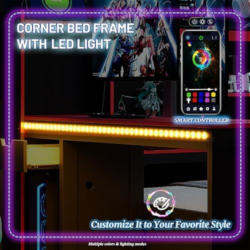 Full Size Corner Bed Frame, Full Size Corner Bed Frame - Image 5