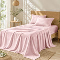 4 Piece Twin Sheets Set, Rayon Derived from Bamboo by akkialla
