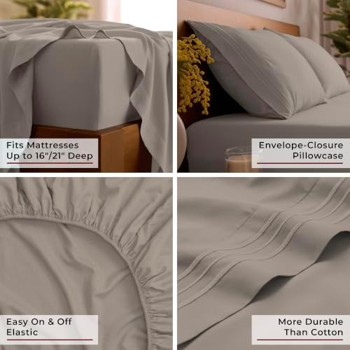 Mellanni Iconic 4-Piece Bed Sheet Set - Image 5