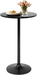 FDW Pub Table 40 Inch Height Cocktail Table Round Bistro Bar Table for Home and Kitchen Dining