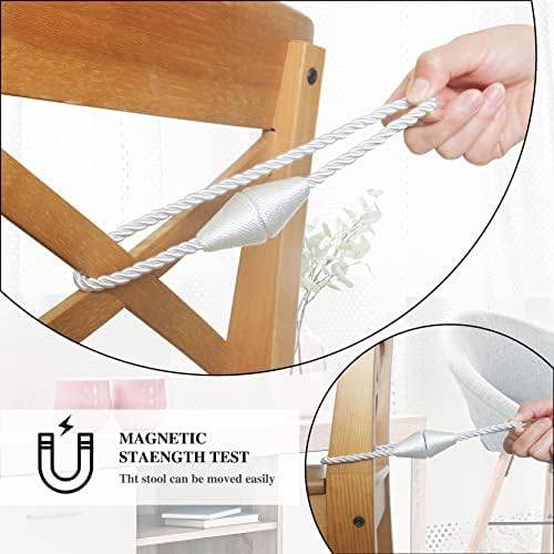 Magnetic Curtain Tiebacks Rope Decorative Holdbacks - Image 4