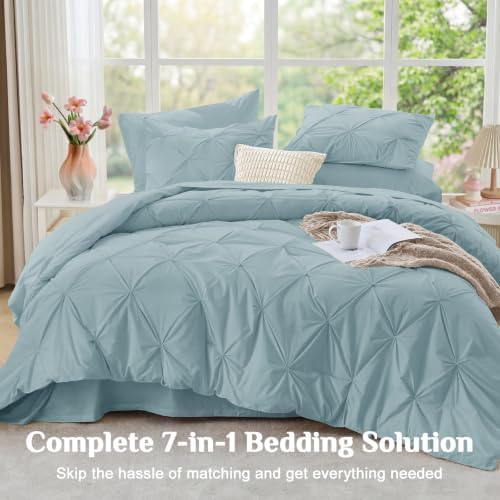 JOLLYVOGUE King Size Comforter Set 7 Pieces - Image 6