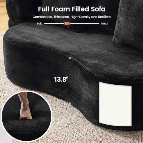 71” Convertible Sofa Bed, Single Size Sleeper Couch - Image 3