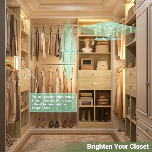Besiost Closet System, Built in, Not Free Standing, Enclosed Storage Volume: - Image 5