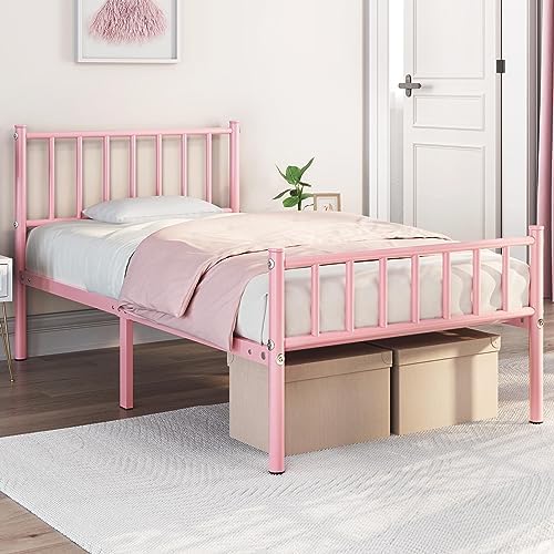 Yaheetech Twin Size Metal Platform Bed Frame - Image 3