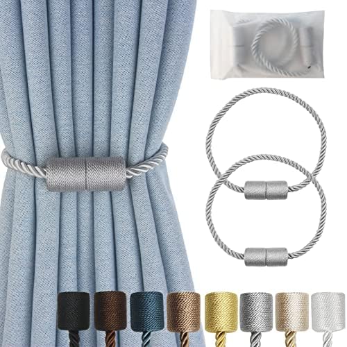 Magnetic Curtain Tiebacks Decorative Holdbacks Rope Tie Back Drapes Hangtty by CURTAINTIEBACKS