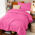 MUXHOMO Twin/Twin XL Comforter Set, 2-Piece All-Season Bedding, Hot Pink by MUXHOMO