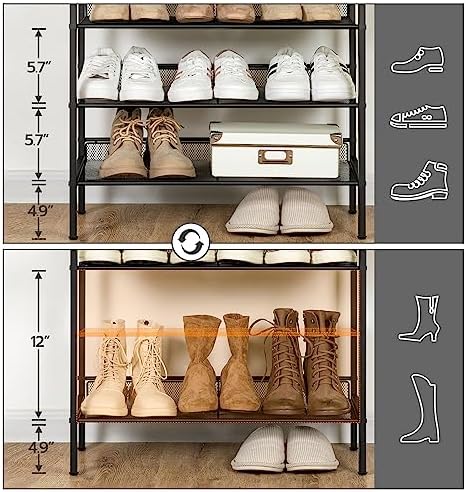 HOOBRO Shoe Rack for Entryway, 5-Tier Shoe Organizer - Image 5