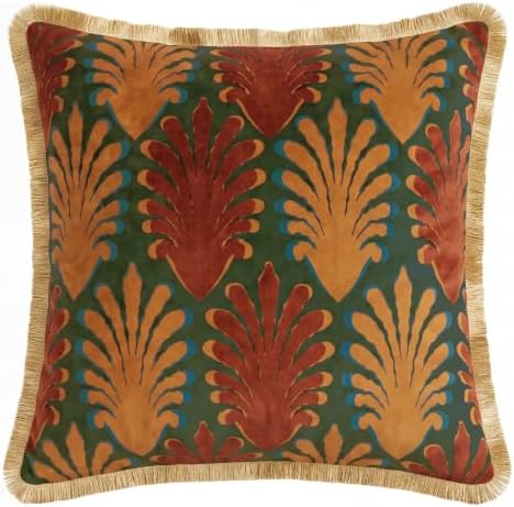 patdrea Designer Vintage Velvet Throw Pillow Cover by Welcometopatdrea