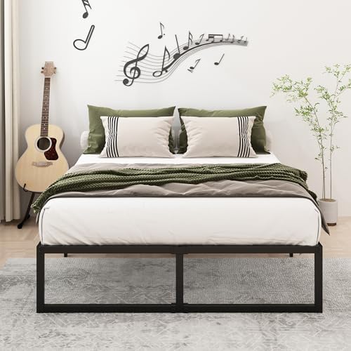 Lutown-Teen 14 Inch Full XL Size Bed Frame No Box Spring Needed, Heavy Duty XL - Image 4