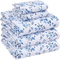 RUVANTI 100% Cotton Split King Sheets, Percale Sheet Set by Ruvanti