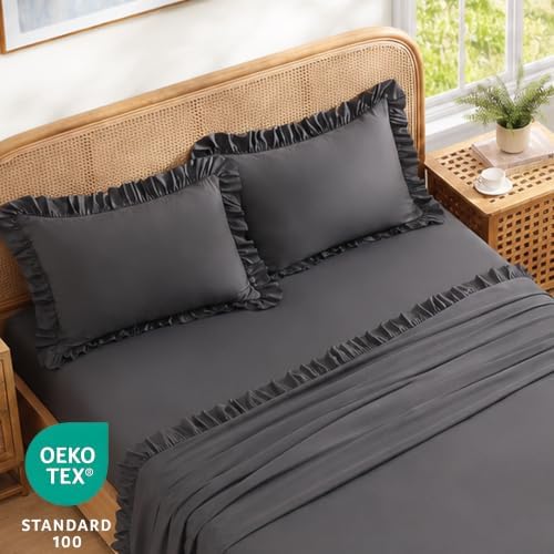 ROSE&RISY Queen Ruffle Sheet Set 4 Piece - Image 6