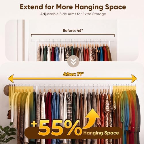 HOKEEPER Clothes Rack 450LBS Adjustable Garment Rack - Image 5