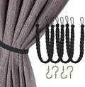 Home Queen Handwoven Rope Curtain Tiebacks by HomeQueen