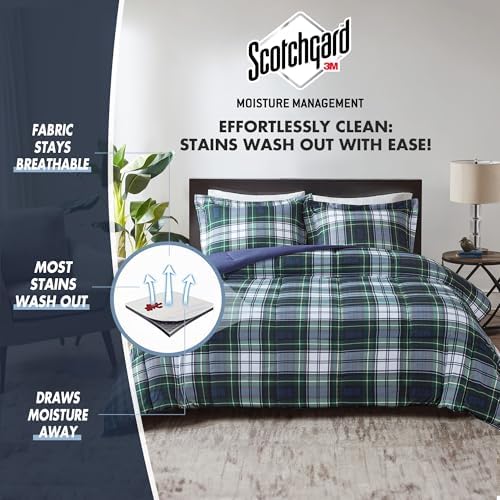 Madison Park Parkston Plaid Twin Comforter Set - Image 5