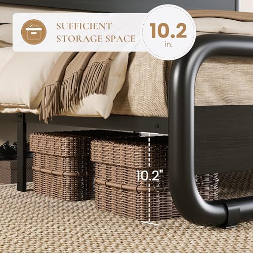 SHA CERLIN King Size Metal Bed Frame - Image 4