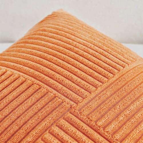 Fancy Homi Orange Long Lumbar Decorative Throw Pillow Covers 16x24 Inch - Image 4