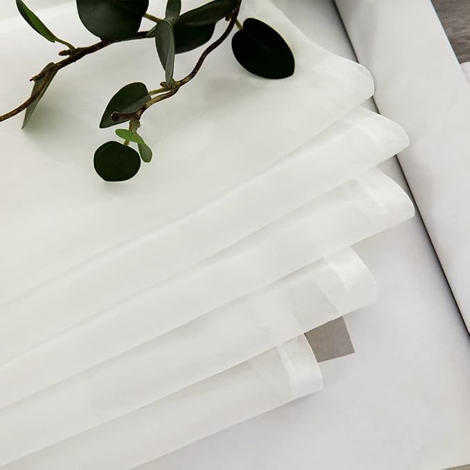 MIULEE Short Sheer Curtains 30 Inch Length - Image 5