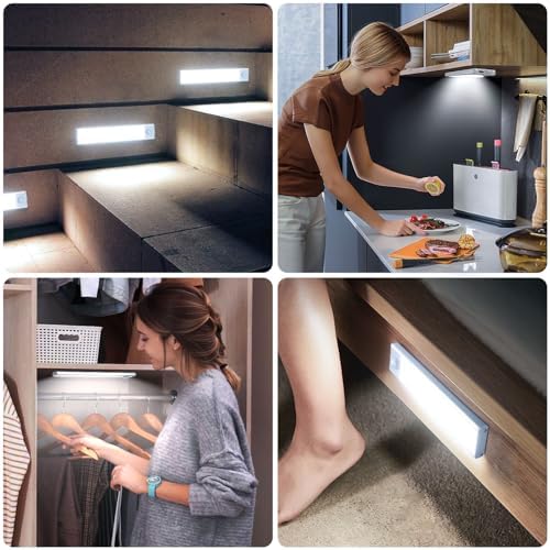 10 inch Under Cabinet Lighting, 6 Pack Motion Sensor Light Indoor Rechargeable - Image 6