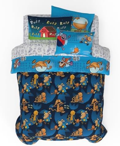 Franco Dog Man Supa Book Kids Bedding Super Soft & Cozy Reversible Microfiber - Image 2