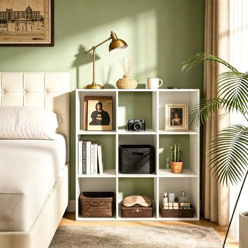 9 Cube Shelf with Anti-Tipping Kits + Reversible Open Back Bookcase - Image 5