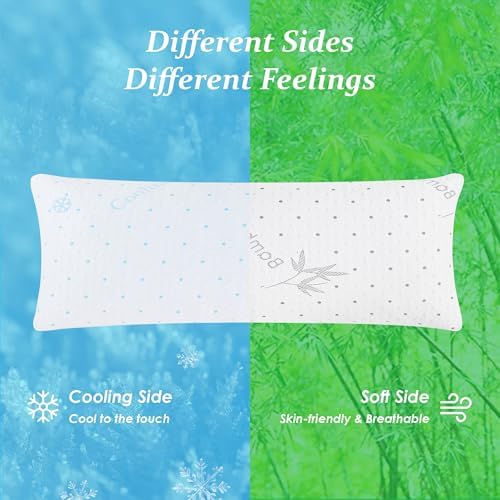 Cooling Body Pillow Shredded Memory Foam - Image 2